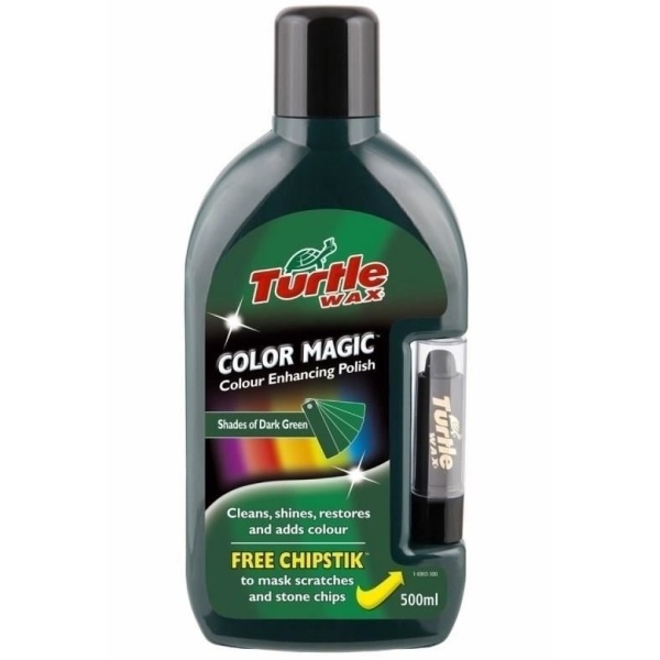 Turtle Wax Color Magic Polish Verde Inchis + Stick 500ML FG6903